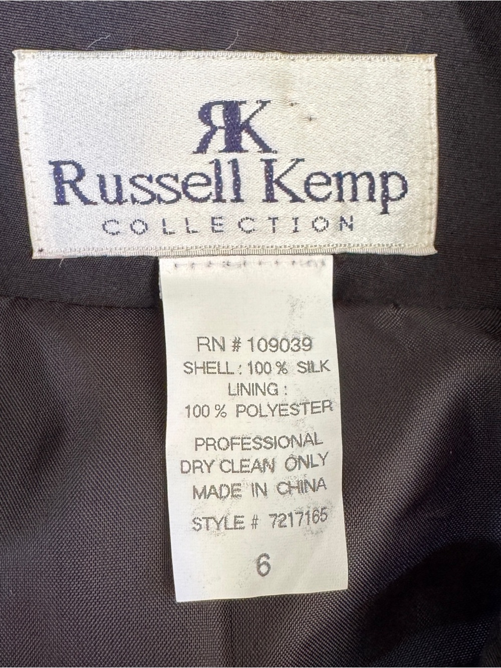 Russell Kemp Y2K Silk Jacket 6 NWT Beaded Floral Maximalist Art to Wear Vintage - Picture 11 of 16
